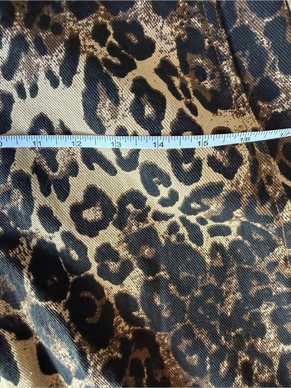 Oddi Leopard Print Trousers in Brown & Black Size Small NWT - Picture 8 of 11